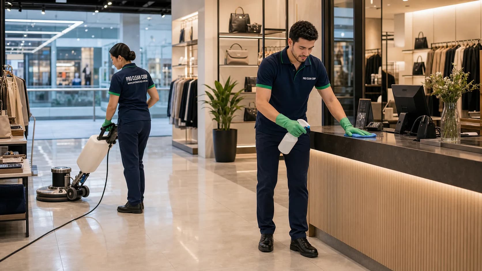 Retail Cleaning commercial cleaning services in Lidcombe