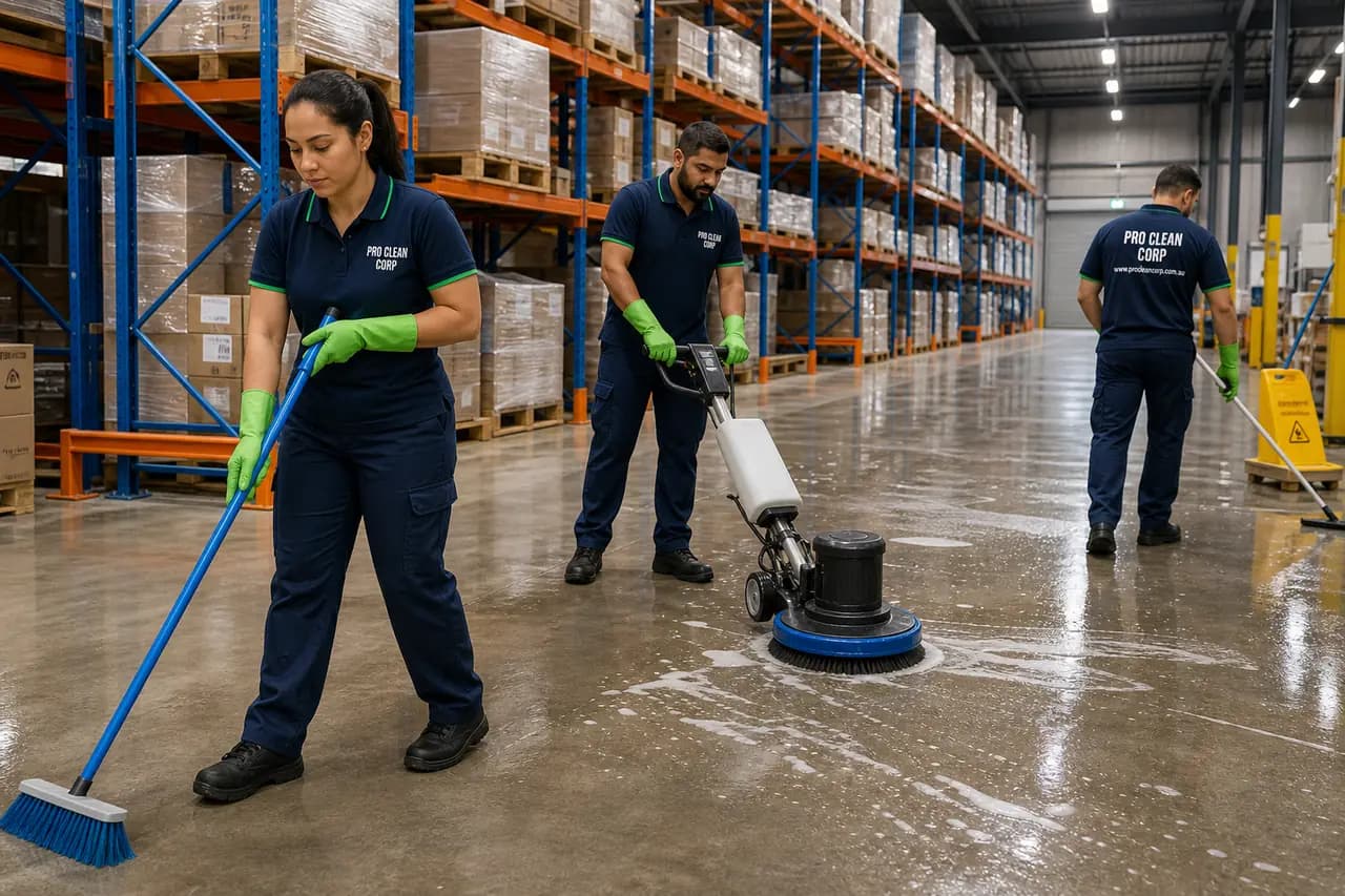 Warehouse Cleaning commercial cleaning services in Lidcombe